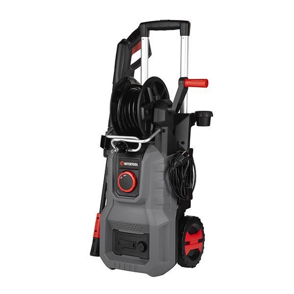 Мийка високого тиску, 2,0 кВт, 110-160 бар, 7 л/хв, шланг 5 м INTERTOOL DT-1518 DT-1518 фото