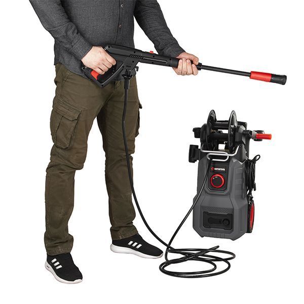 Мийка високого тиску, 2,0 кВт, 110-160 бар, 7 л/хв, шланг 5 м INTERTOOL DT-1518 DT-1518 фото