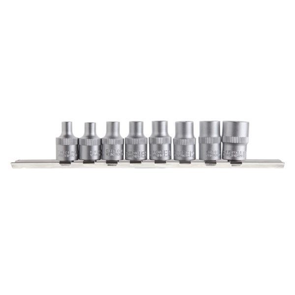 Набор головок TORX, 8 шт., E5-E16, 3/8" INTERTOOL ET-6015 ET-6015 фото