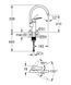 Змішувач для кухні Grohe Eurosmart New (33202003) 33202003 фото 3