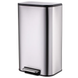 Відро для сміття з плавним закриттям прямокутне Mixxus Cubic-TC0112 SS Color 12л колір нержавійка (MI7089) MI7089 фото 1