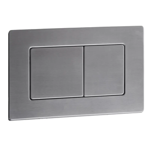 Панель смыва Koer KT-0612-07 240x160x10mm из нержавеющей стали, кнопка квадратная (цвет графит) (KR6122) KR6122 фото