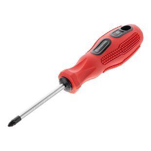 Викрутка хрестова, PZ2&times;75 мм, Cr-V INTERTOOL VT-3158 VT-3158 фото