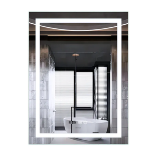 Зеркало Mixxus Premium FLASH MR21-60x80 с Led Touch, Anti-fog, димером, регулятором яркости, часами (MP6617) MP6617 фото