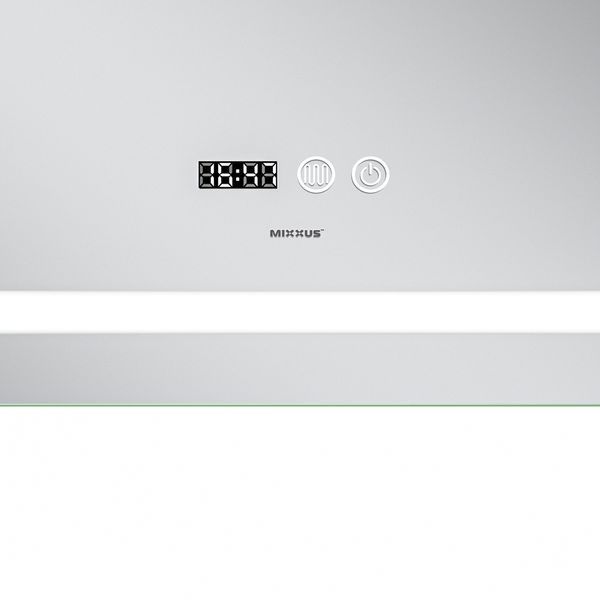 Зеркало Mixxus Premium FLASH MR21-60x80 с Led Touch, Anti-fog, димером, регулятором яркости, часами (MP6617) MP6617 фото