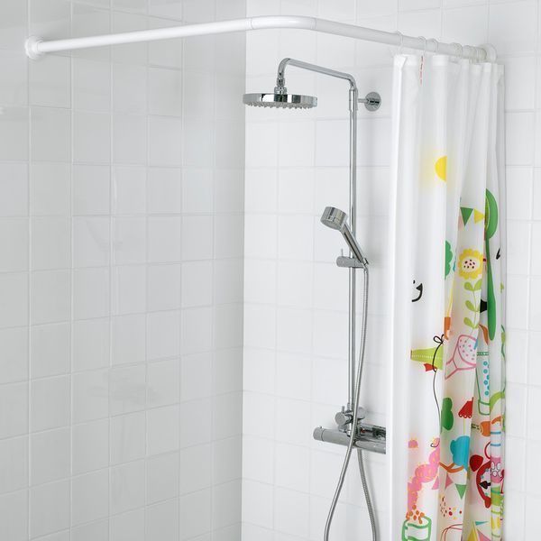 Штанга для шторки кутова Mixxus CRA-A-90x90 90x90cm (алюміній) (БЛІСТЕР) (AC3591) AC3591 фото