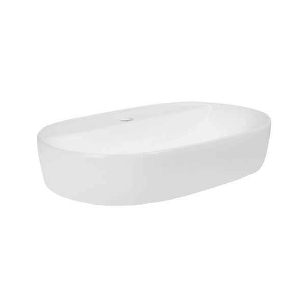 Раковина накладная Mixxus Premium ELLIPSE-0204 600х380х115mm с отверстием под смеситель (MP6679) MP6679 фото