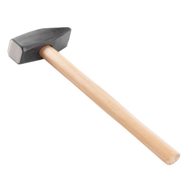 Молоток слюсарний,1500 г, з дерев'яною ручкою NONAME (INTERTOOL) HT-0221 HT-0221 фото
