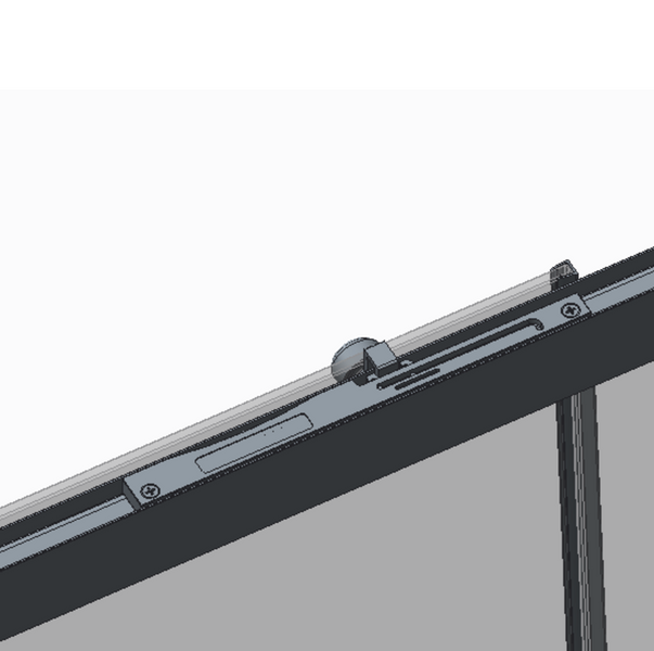 Шторки скляні розсувні на ванну Koer SR BS06-120x150-TR-12 прозоре скло Easy Clean 6мм, матове золото (KR5946) KR5946 фото