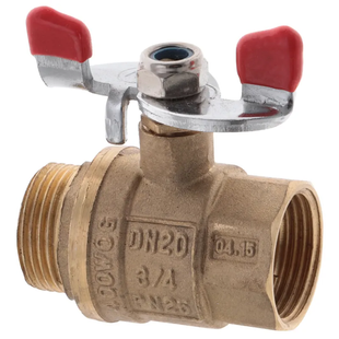 Кран кульовий СК 3/4" ГШМ М/Н ART.607 (WP0130) WP0130 фото