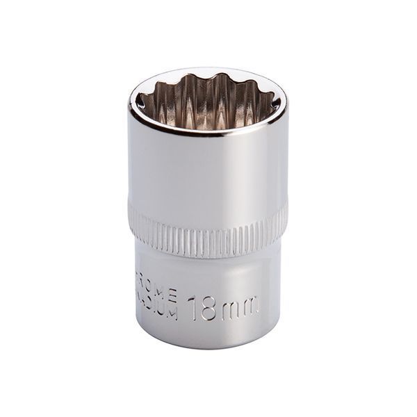 Головка дванадцятигранна 1/2", 18&times;38 мм, Cr-V STORM INTERTOOL ET-0218 ET-0218 фото