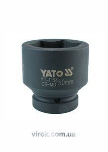 Головка торцева ударна 6-гранна YATO : квадрат 1", М= 50 мм, L= 73 мм YT-1198 YT-1198 фото