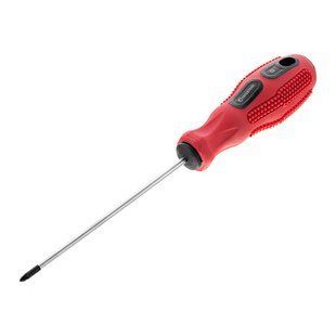 Викрутка хрестова, PZ0&times;100 мм, Cr-V INTERTOOL VT-3154 VT-3154 фото