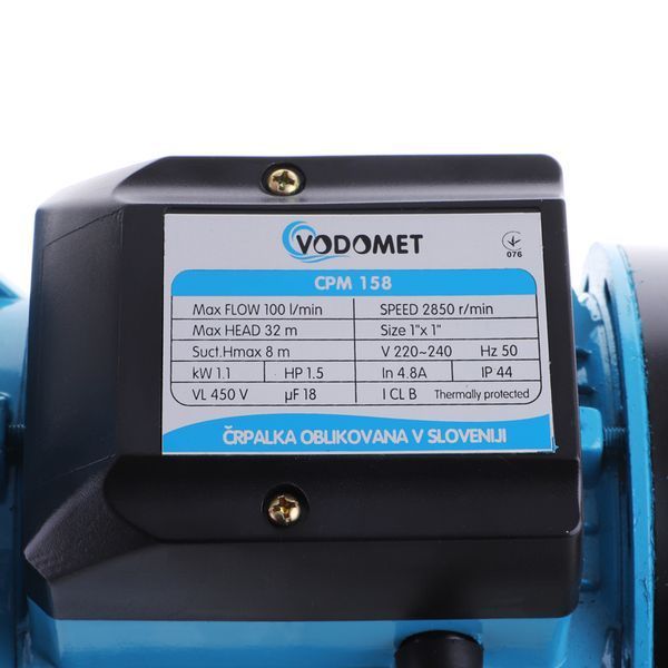 Насос поверхневий відцентровий VODOMET CPM158 (VO0022) VO0022 фото