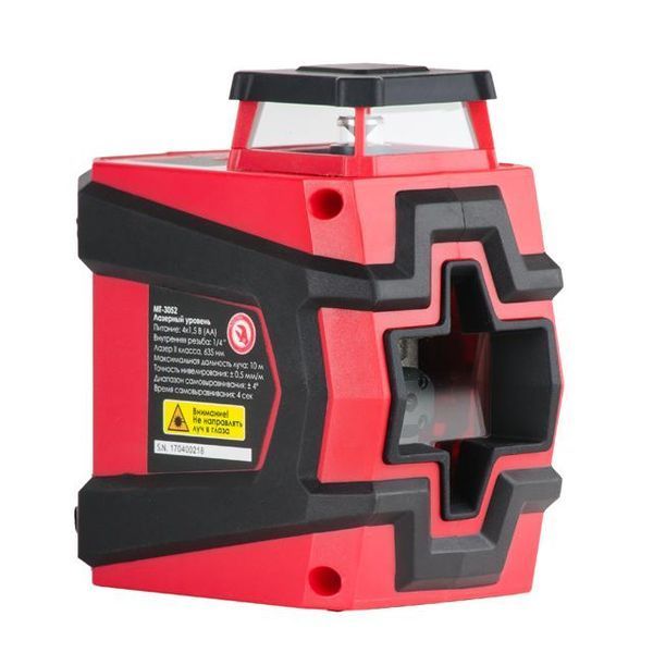 Рівень лазерний, 360&deg;, 2 лазерні головки INTERTOOL MT-3052 MT-3052 фото