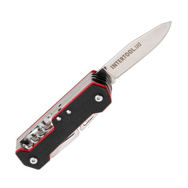 Нож складной, 165 мм, 9 в 1 INTERTOOL HT-0597 HT-0597 фото