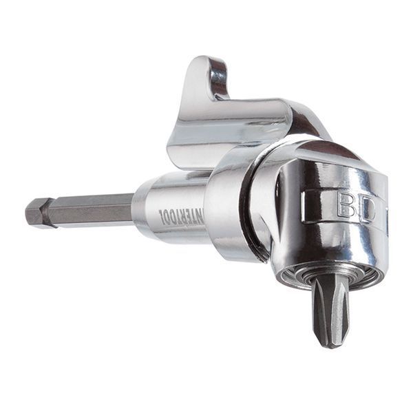Кутовий адаптер для насадок викрутки, 1/4", Cr-V INTERTOOL VT-0106 VT-0106 фото