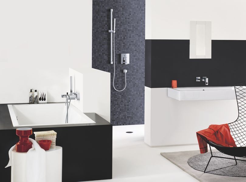 Змішувач для ванни Grohe Eurocube (23140000) 23140000 фото