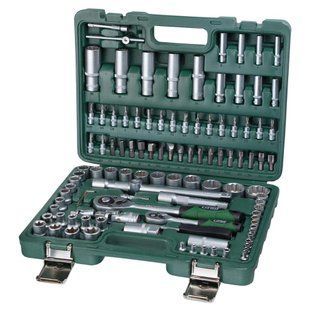 Набор насадок торцевых и биты 1/4", 1/2" 108шт (12 граней) GRAD (6004575) TR6004575 фото