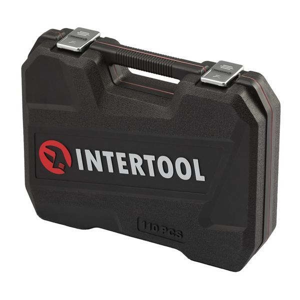 Набір інструментів 1/2" & 1/4" 110од (ET-6108SP) INTERTOOL ET-9108 ET-9108 фото