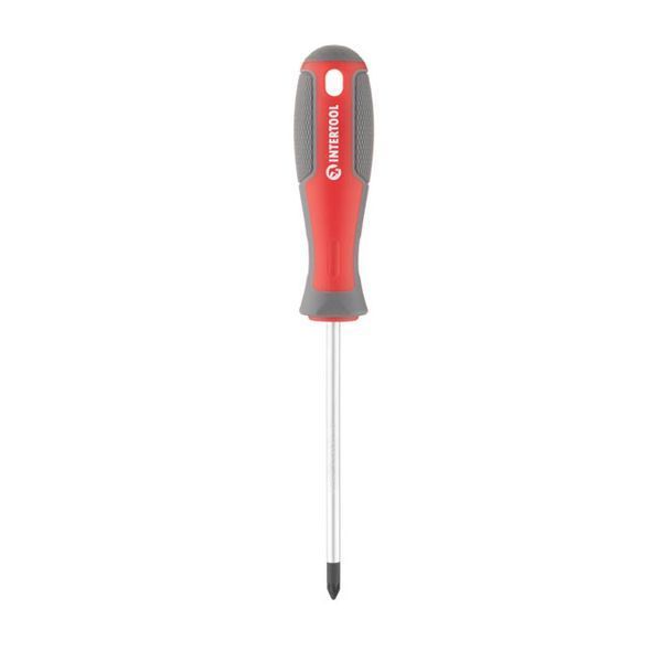 Викруткa хрестова, PZ1&times;100 мм, Cr-V INTERTOOL VT-3332 VT-3332 фото