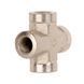 Соединение крестовое с внутренней резьбой 1/4" INTERTOOL PT-1864 PT-1864 фото 2