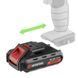 Акумулятор Li-Ion, 18 В, 2,0 Аг, для дриля-шурупокрута WT-0314/WT-0313/WT-0317 INTERTOOL WT-0312 WT-0312 фото 3