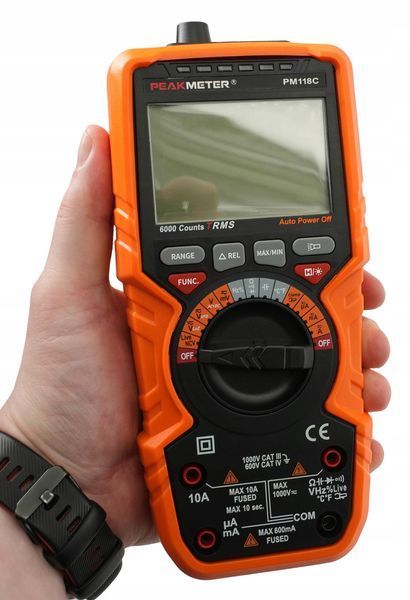 Мультиметр цифровий багатофункціональний PeakMeter PM118C PM118C фото