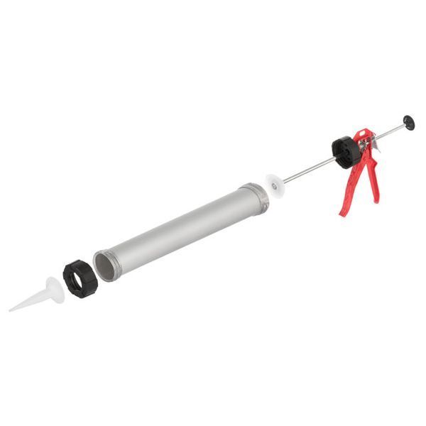 Пістолет для видавлювання силікону, 600 мл INTERTOOL HT-0026 HT-0026 фото