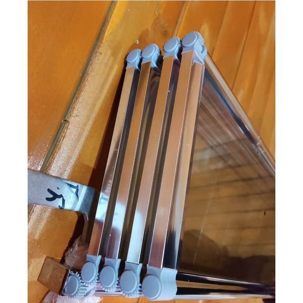 Шторки стеклянные на ванную складные Koer SR BS07-80x140-TR-01 прозрачное стекло Easy Clean 4мм, хром (KR5948) KR5948 фото