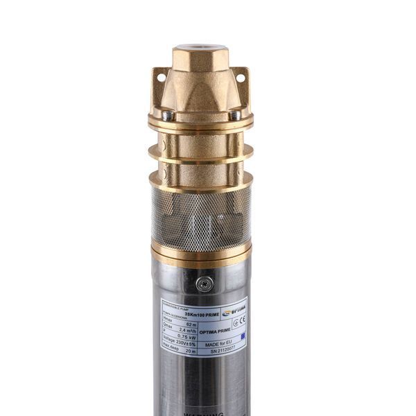 Насос свердловинний вихровий OPTIMA 3SKm100 PRIME 0.75кВт + кабель 20м+ пульт 000023373 фото