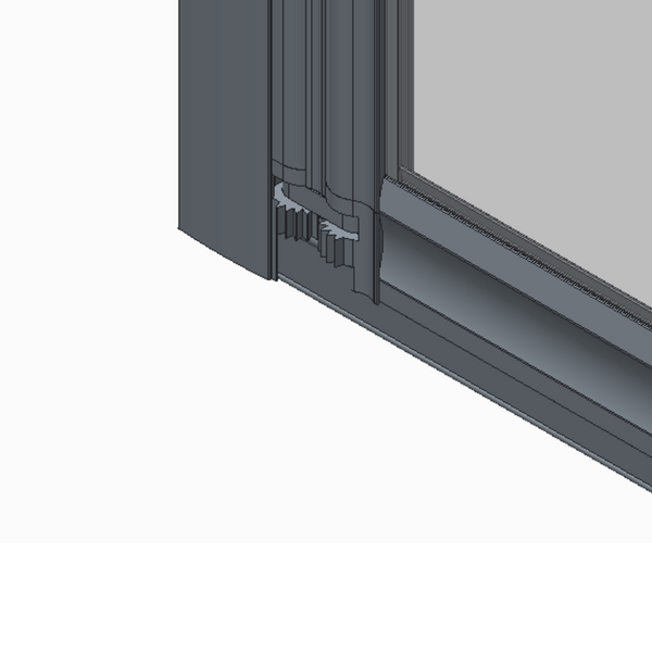 Шторки стеклянные на ванную складные Koer SR BS07-80x140-TR-01 прозрачное стекло Easy Clean 4мм, хром (KR5948) KR5948 фото