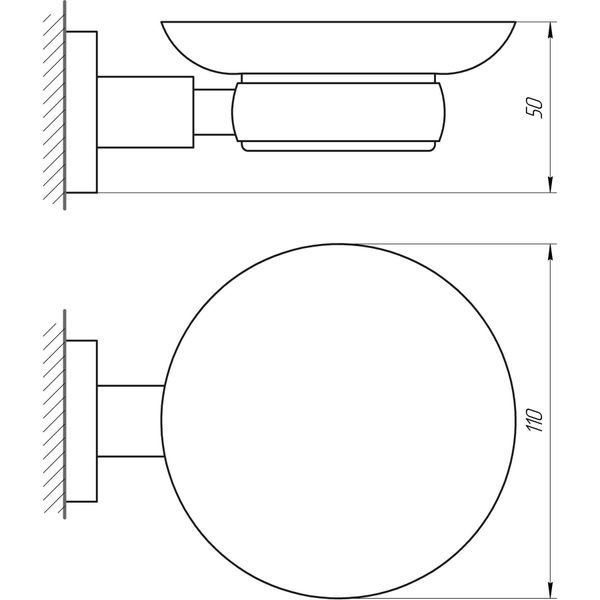 Мыльница Perfect Sanitary Appliances SP 8122 000004571 фото
