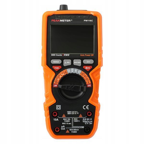 Мультиметр цифровий багатофункціональний PeakMeter PM118C PM118C фото
