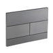 Панель змиву Koer KT-0603-07 240x160x10mm пластикова, кнопка лінійна (KR5321) KR5321 фото 1