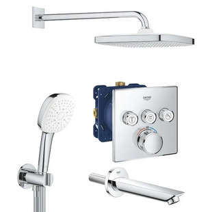 Душова система прихованого монтажу Grohe Eurocube c Tempesta Cube 250 (26415SC6) 26415SC6 фото