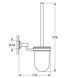 Туалетный ершик в комплекте Grohe Essentials Authentic (40658001) 40658001 фото 2