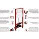 Комплект: Mixxus Premium Ellipse-SET-2101 (в 2 ящ) Унитаз система смыва Tornado 3.0+ Инсталляция Koer KT-0404 + панель KT-0604-03 White (MP6667) MP6667 фото 6