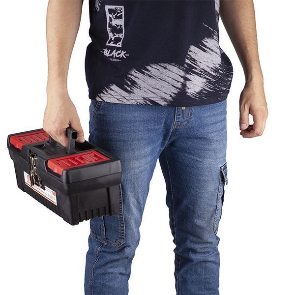 Ящик для инструментов с металлическими замками, 13", 330*177*135 мм INTERTOOL BX-1013 BX-1013 фото