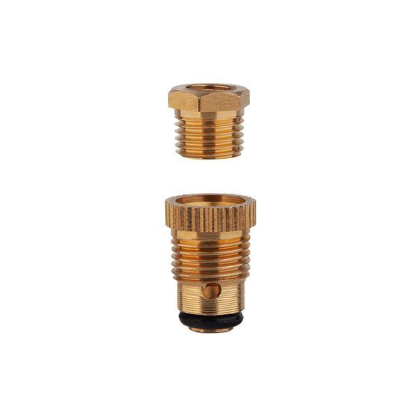 Клапан сливной латунный для компрессоров, 1/4", круглый вентиль INTERTOOL PT-5020 PT-5020 фото