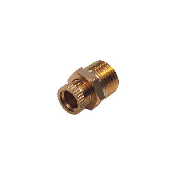 Клапан сливной латунный для компрессоров, 1/4", круглый вентиль INTERTOOL PT-5020 PT-5020 фото
