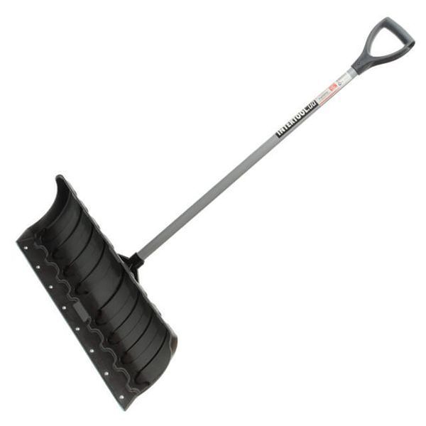 Лопата для прибирання снігу 620 * 280мм з ручкою 970 мм INTERTOOL FT-2090 FT-2090 фото