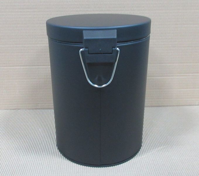 Мусорное ведро круглое Zerix Solo-TC0105 Black 5 л цвет черный (ZX5898) ZX5898 фото