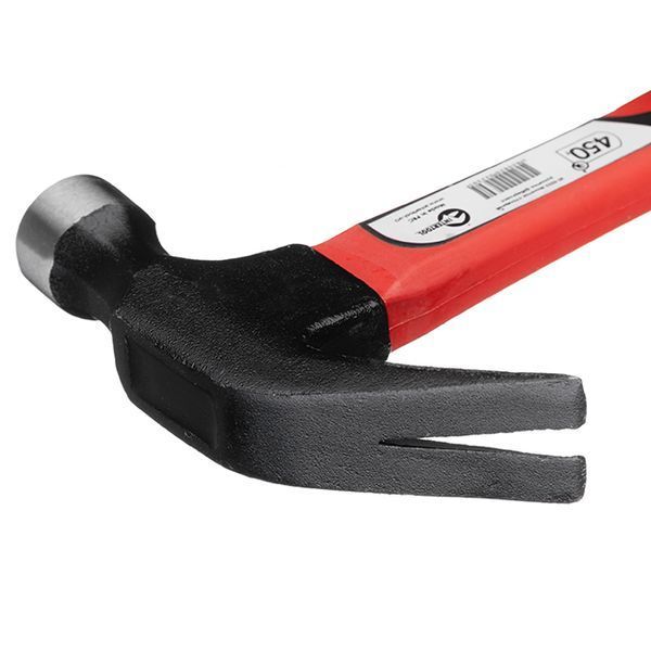 Молоток столярный, 450 г, ручка из фибергласса INTERTOOL HT-0223 HT-0223 фото