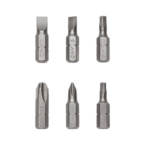 Викрутка реверсивна з комплектом насадок, 7 од. INTERTOOL HT-0408 HT-0408 фото