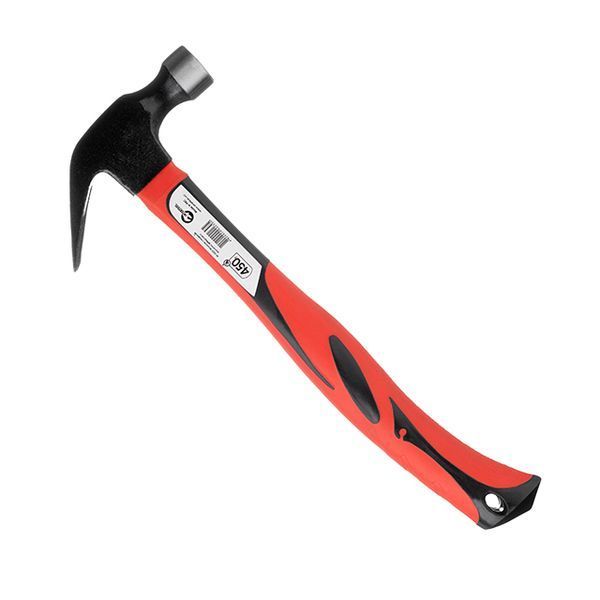 Молоток столярный, 450 г, ручка из фибергласса INTERTOOL HT-0223 HT-0223 фото