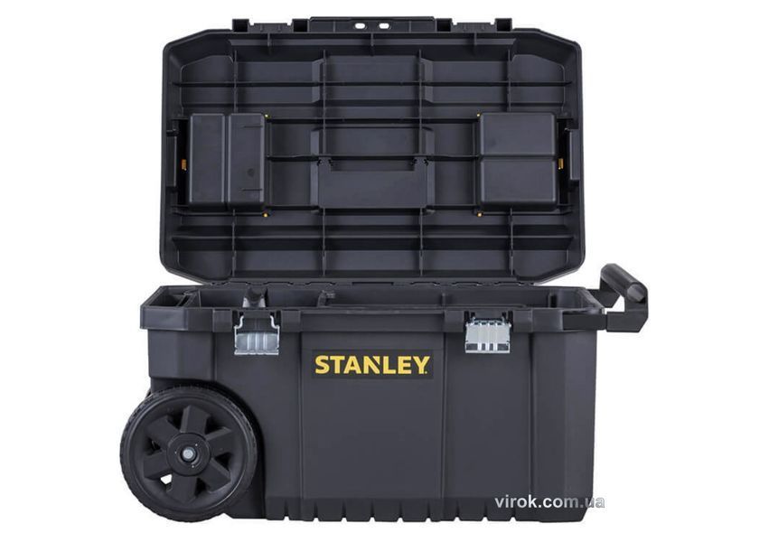 Ящик для инструментов STANLEY на 2-х колесах, объем - 50 л, грузоподъемность - 40 кг, 65 х 35 х 40 см STST1-80150 фото