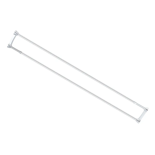Штанга для шторки телескопическая с полотенцедержателем Mixxus CRA-D-75x125 75cm-125cm (алюминий) (БЛИСТЕР) (AC3588) AC3588 фото