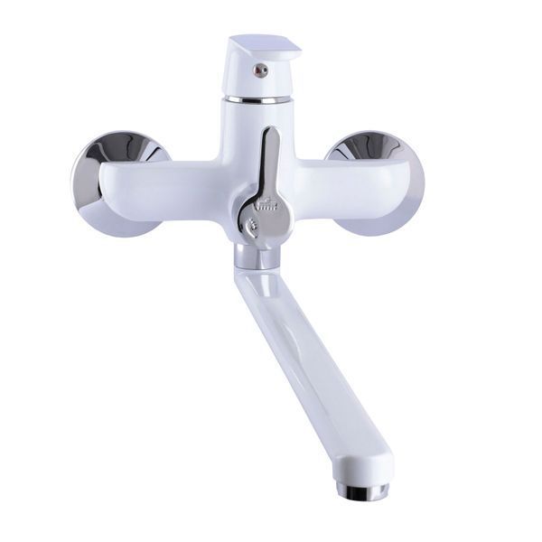Змішувач для ванної Globus Lux Laguna GLA-0208-7-WHITE EURO 000022568 фото