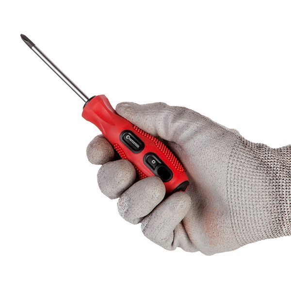 Отвертка крестовая, PH1&times;75 мм, Cr-V INTERTOOL VT-3136 VT-3136 фото